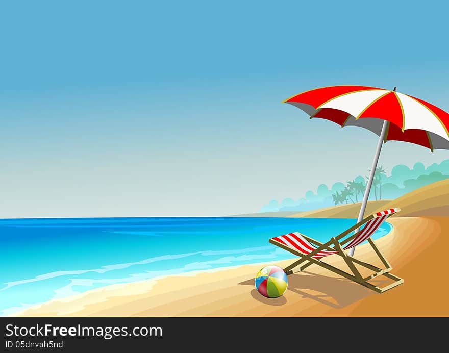 Beach summer tropical island relax. Beach summer tropical island relax