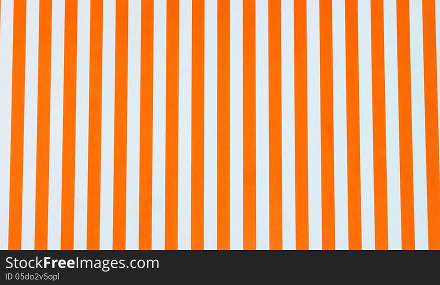 Striping white and orange vertical stripes