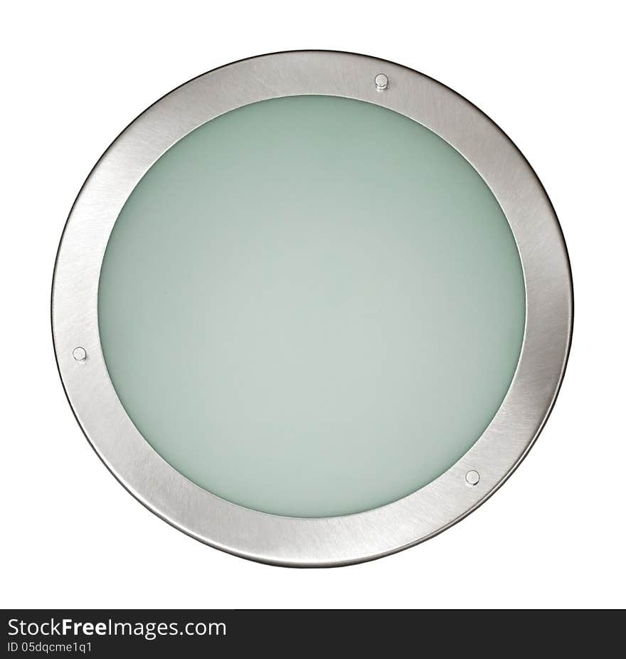 Ceiling lamp on white background