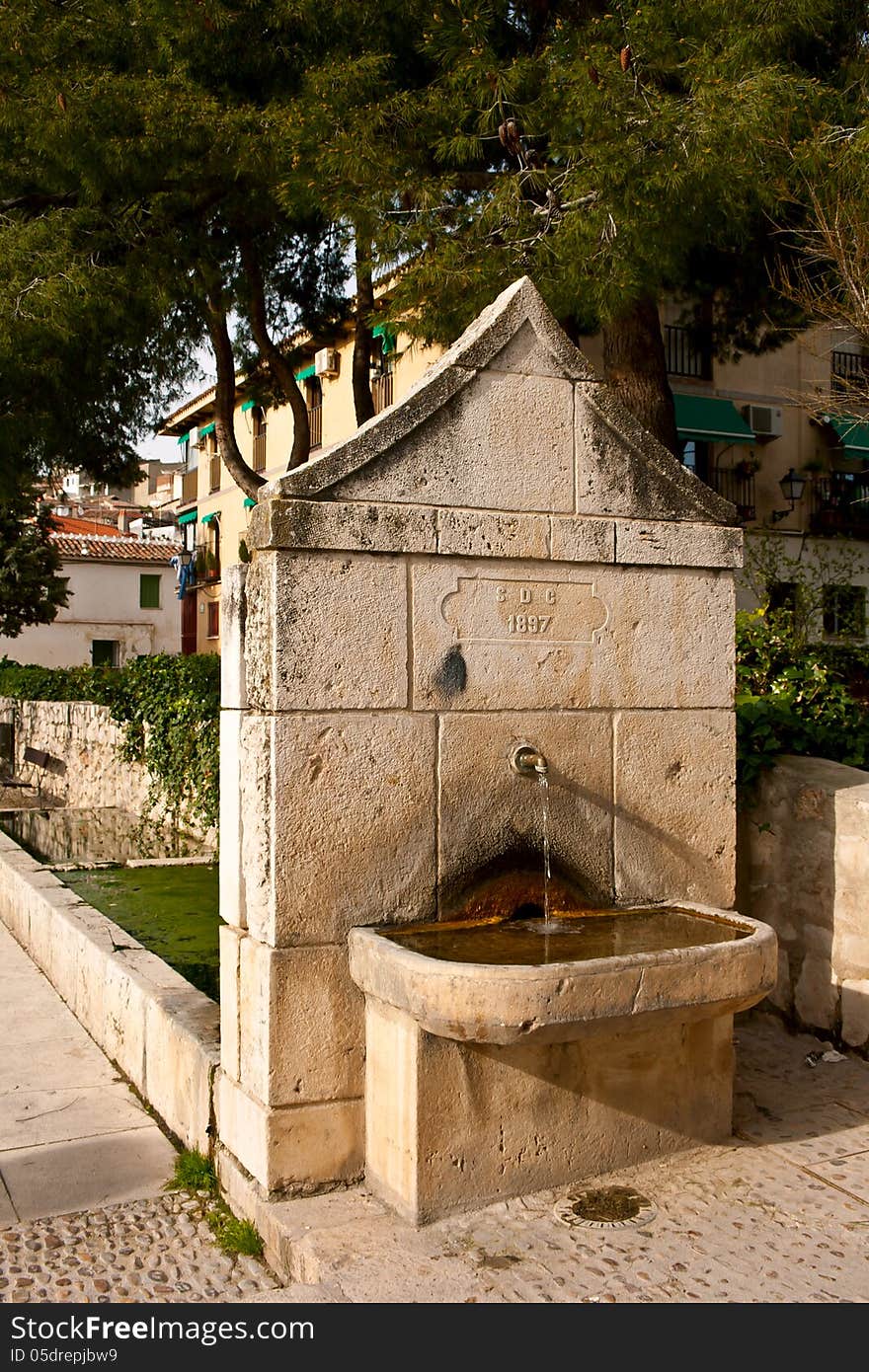 Old water fountain