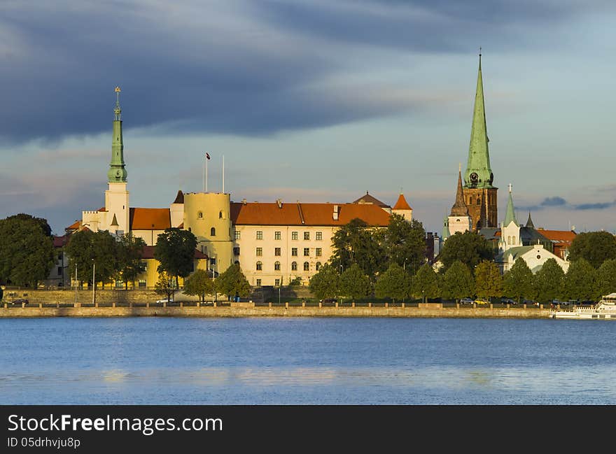 President Palace In Old City Of Riga, Latvia, Europe