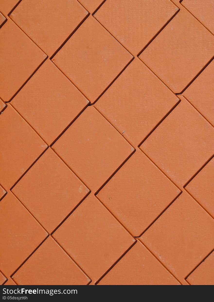 Closeup for pattern of square tile roof. Closeup for pattern of square tile roof