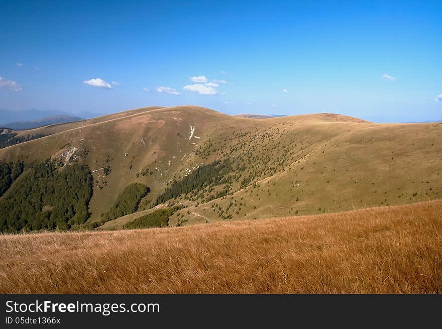 View of the Slovak mountains. View of the Slovak mountains