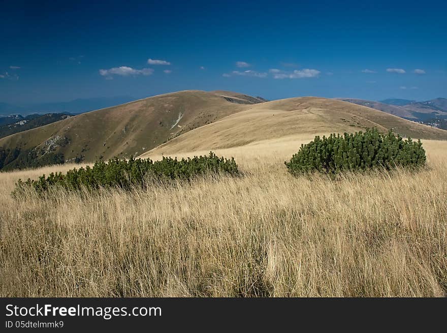 View of the Slovak mountains. View of the Slovak mountains