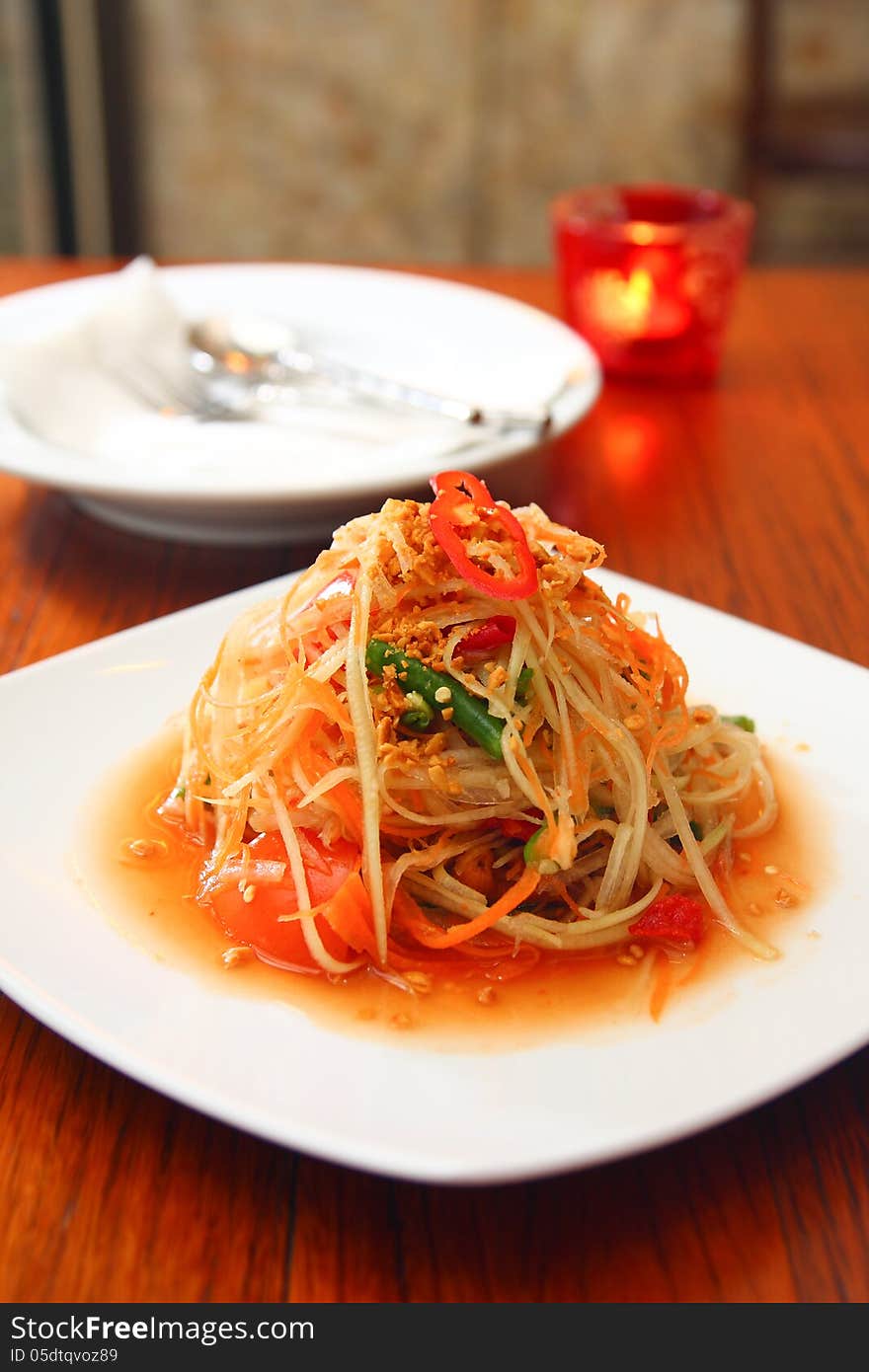 Papaya salad