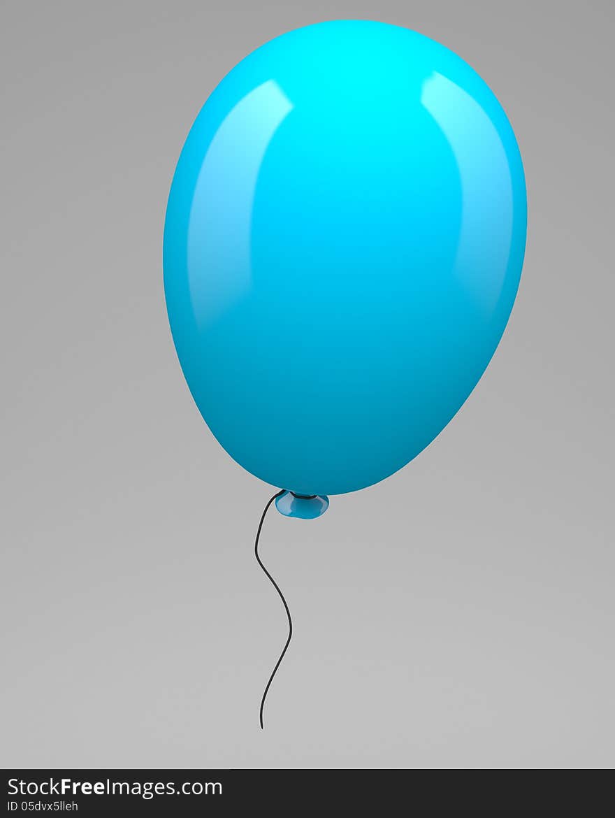 Blue balloon