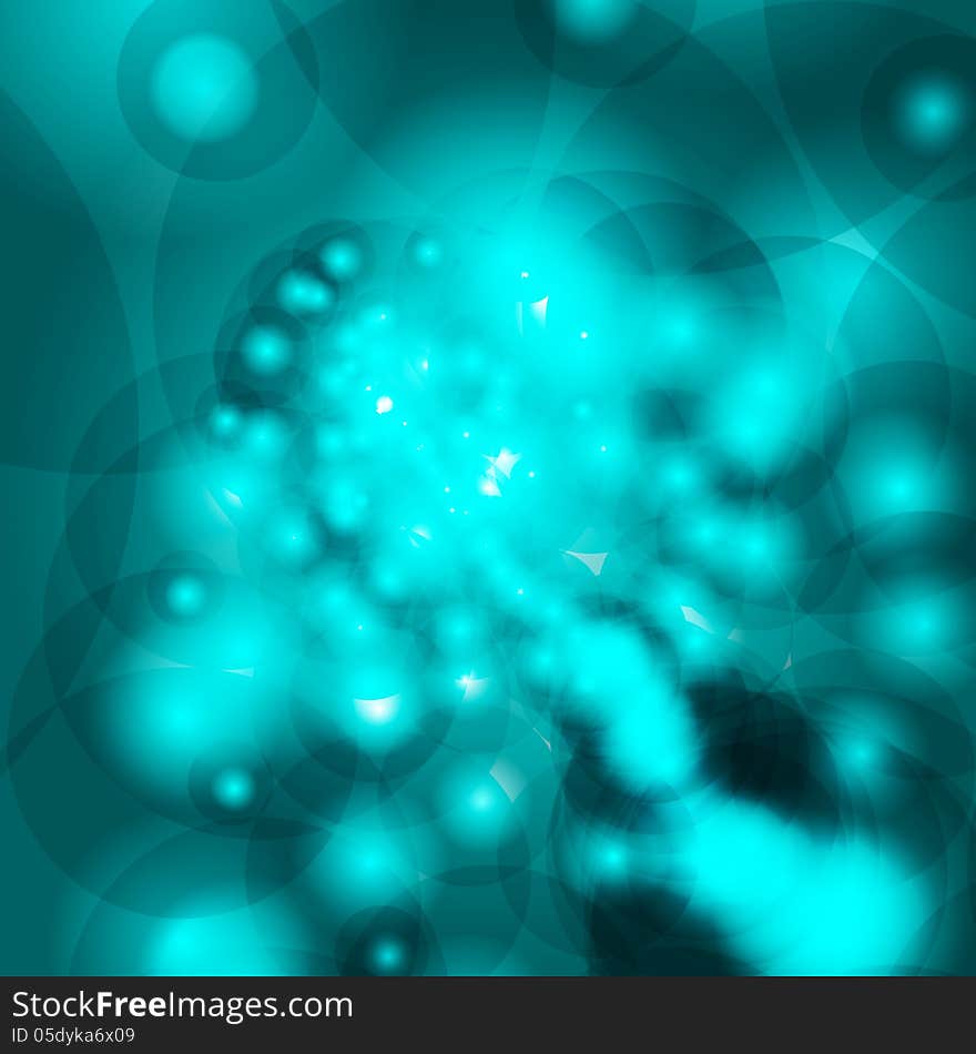 Shining background abstract with circles