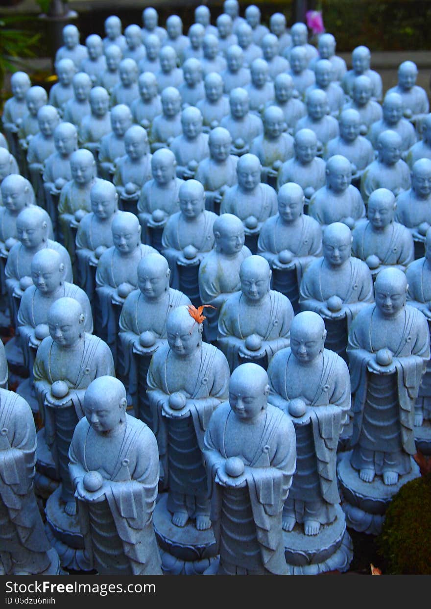 Small Blue Buddha Statues 2