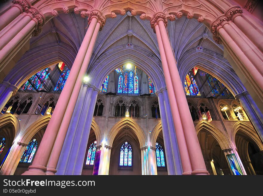 Interior of a national cathedral