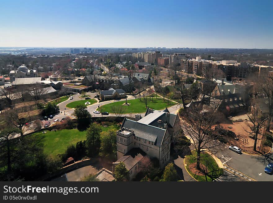 Aerial Over Us Capital City