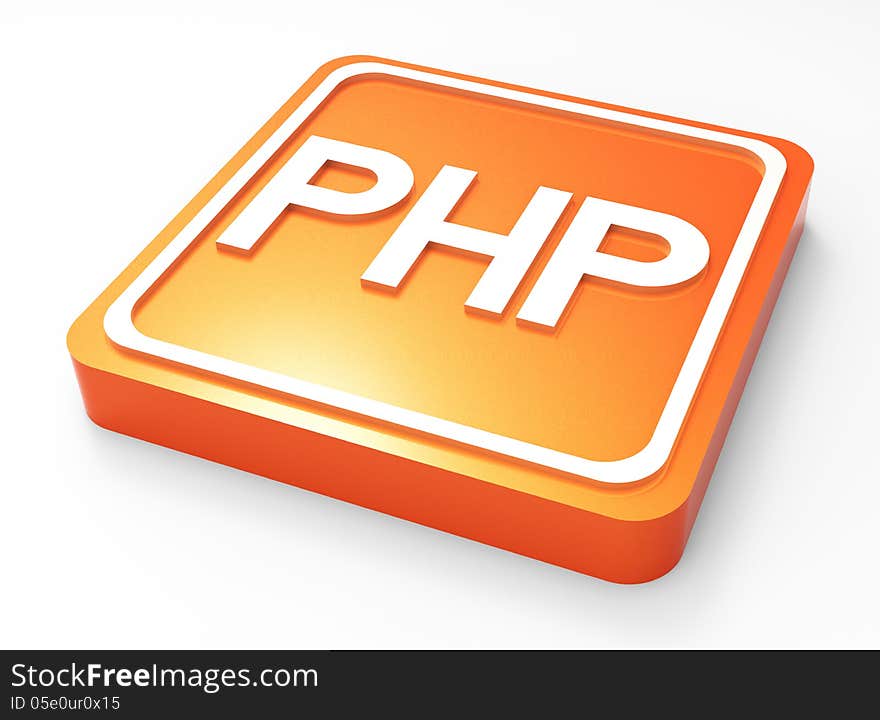 PHP Programming Button 3D