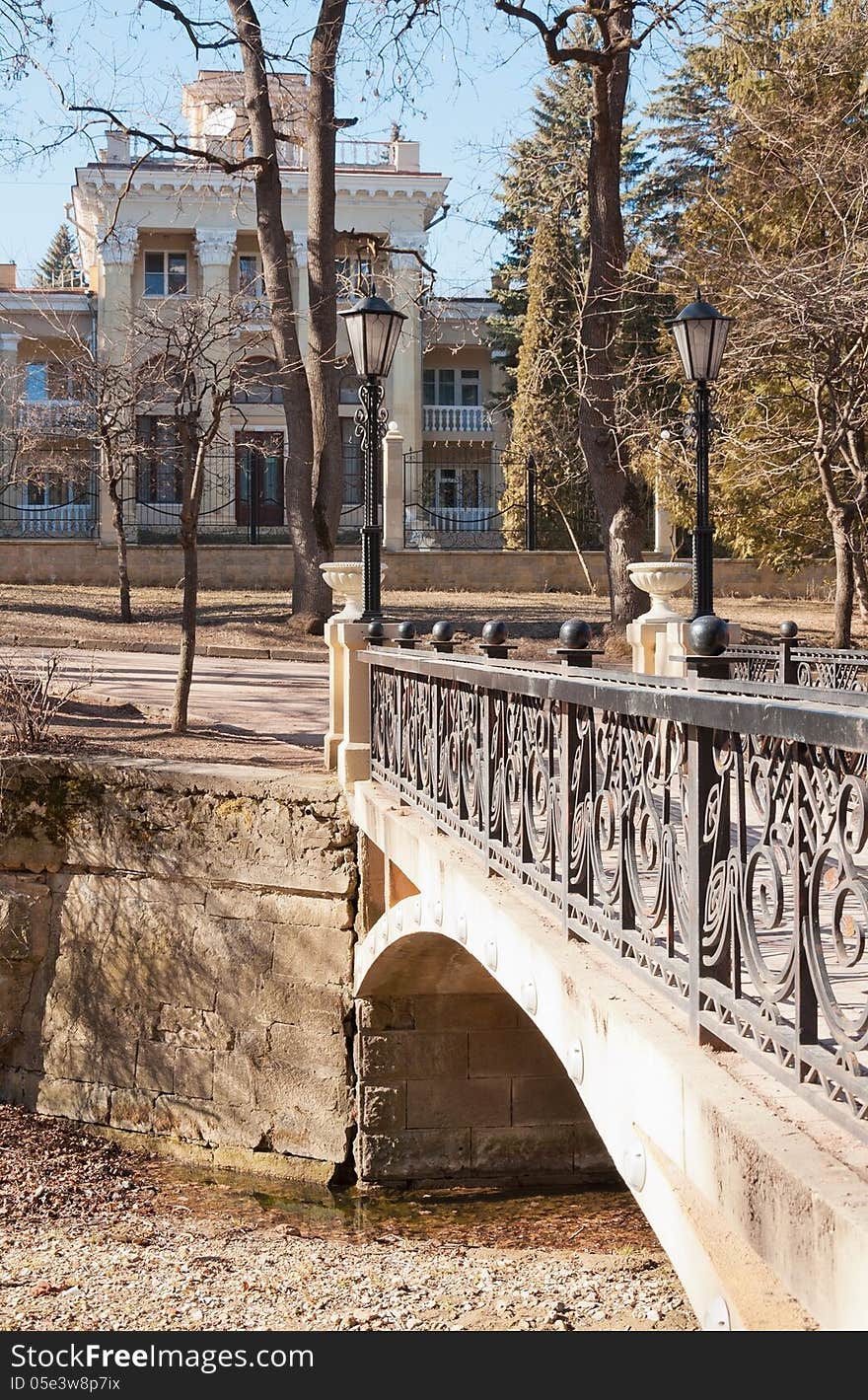 Bridges, buildings, Kislovodsk