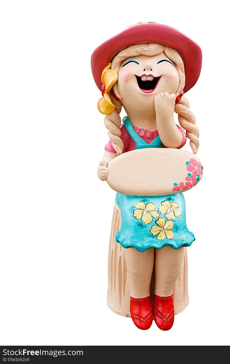 Happy Girl  statue