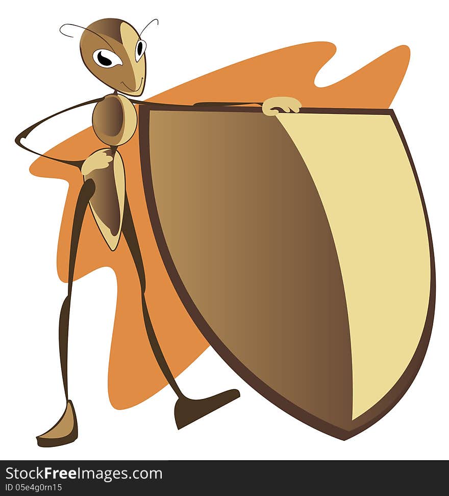 Ant With A Shield