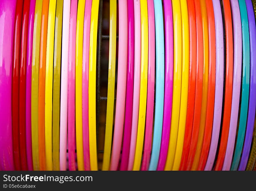 Colorful Plastic Bangle