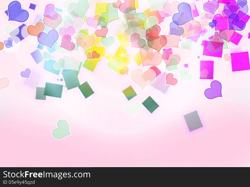 Abstract colorful bokeh defocused lights background. Abstract colorful bokeh defocused lights background