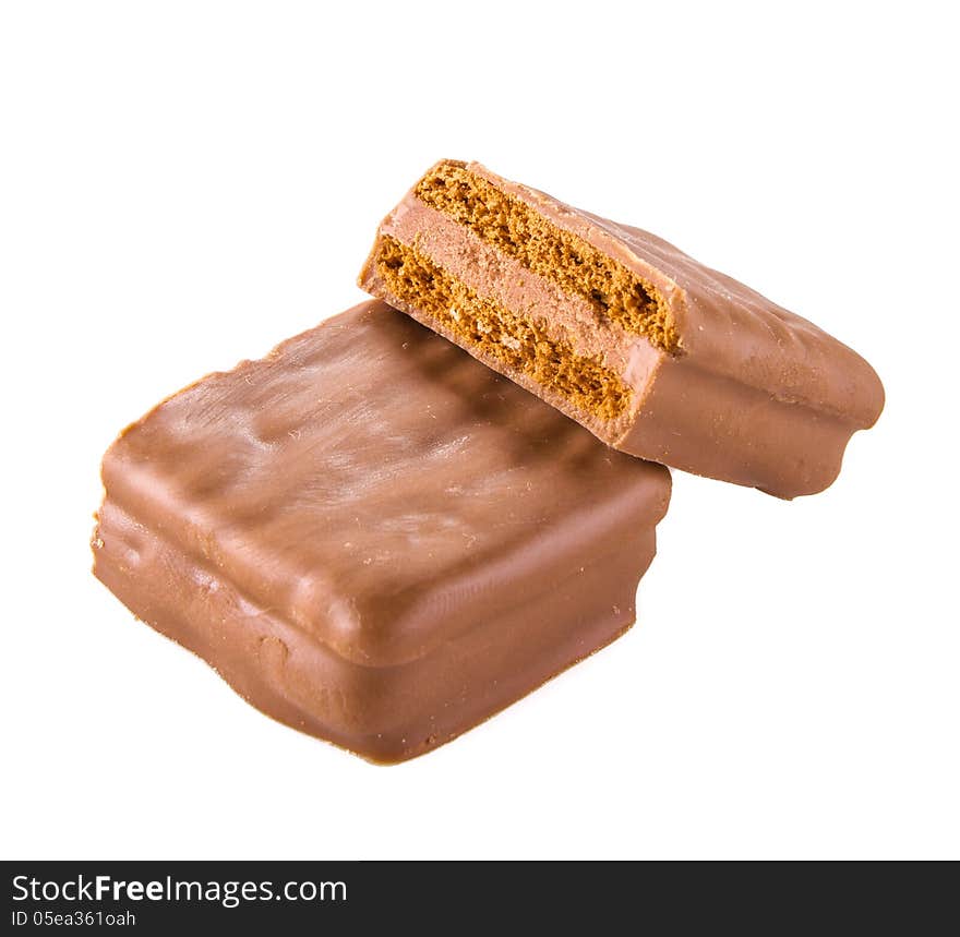 Delicious chocolate biscuit