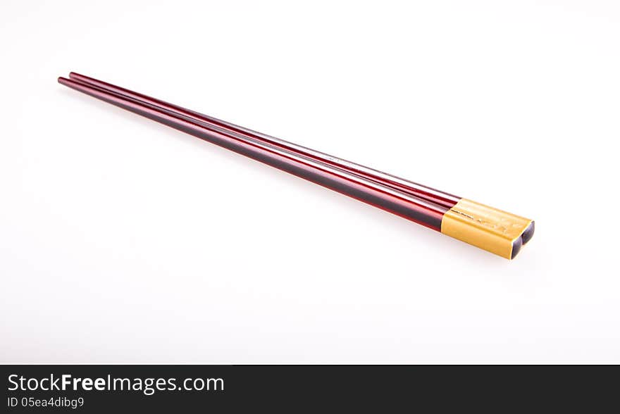 A pair of chinese chopstick. A pair of chinese chopstick