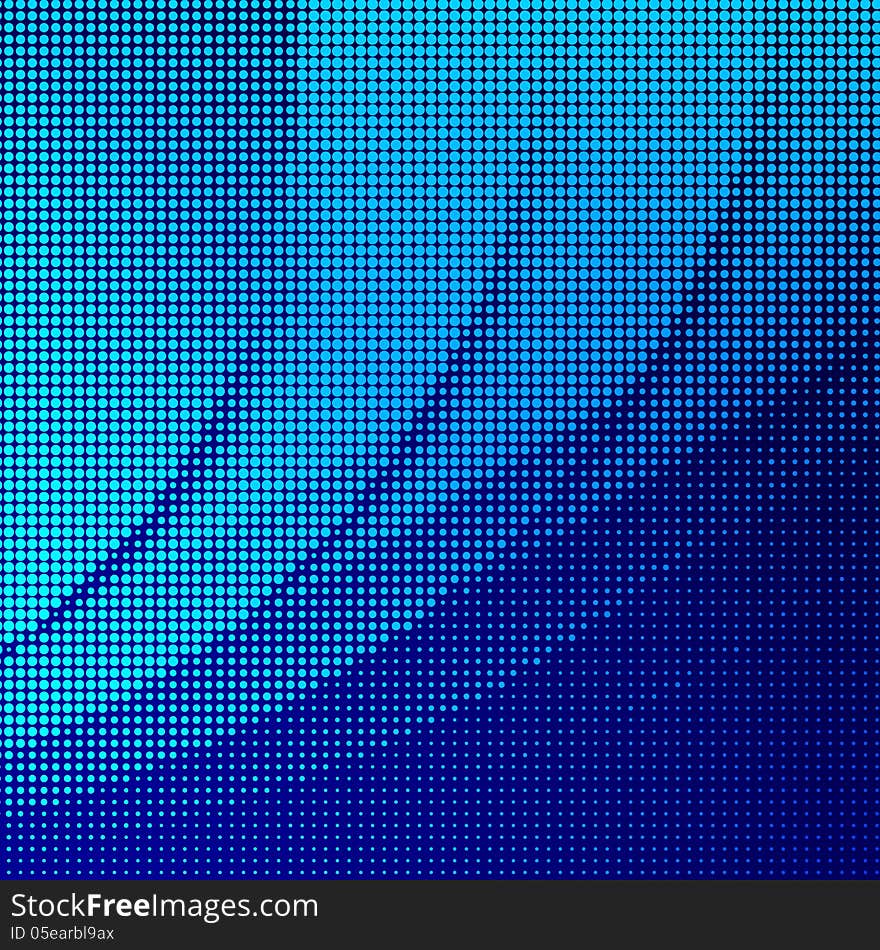 Abstract halftone lighting effects background