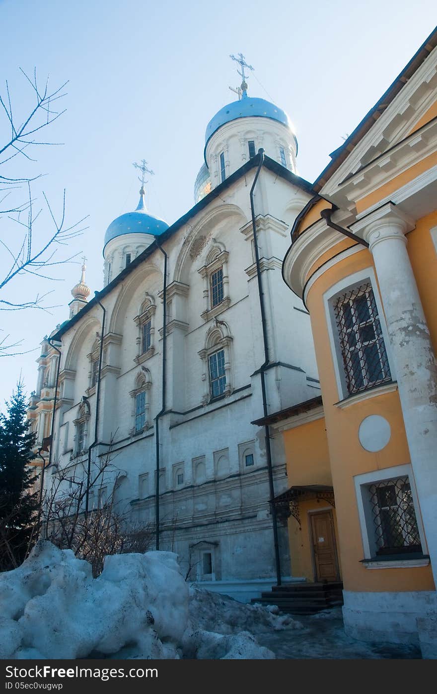 Novospassky Monastery In Moscow.