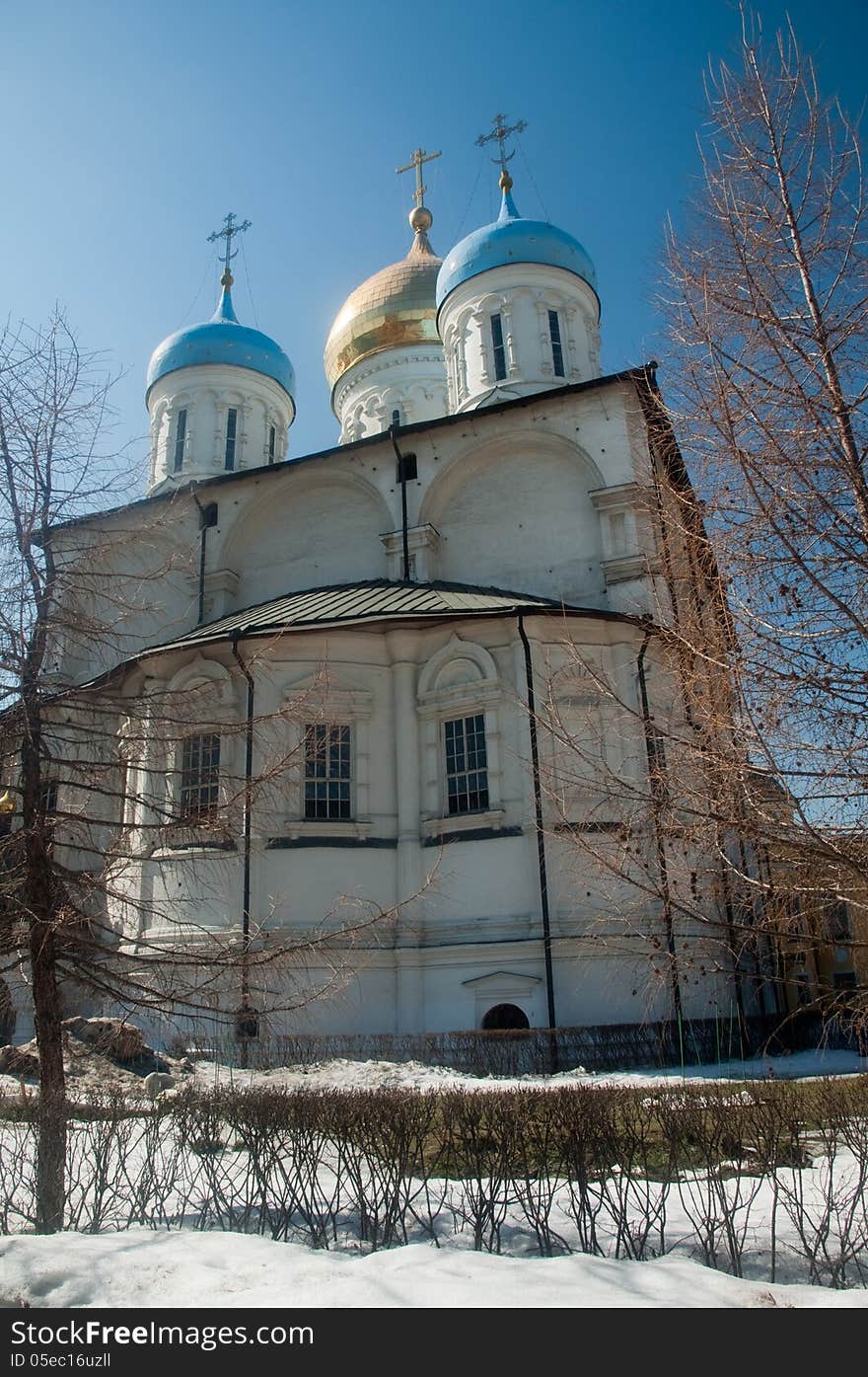 Novospassky monastery in Moscow.