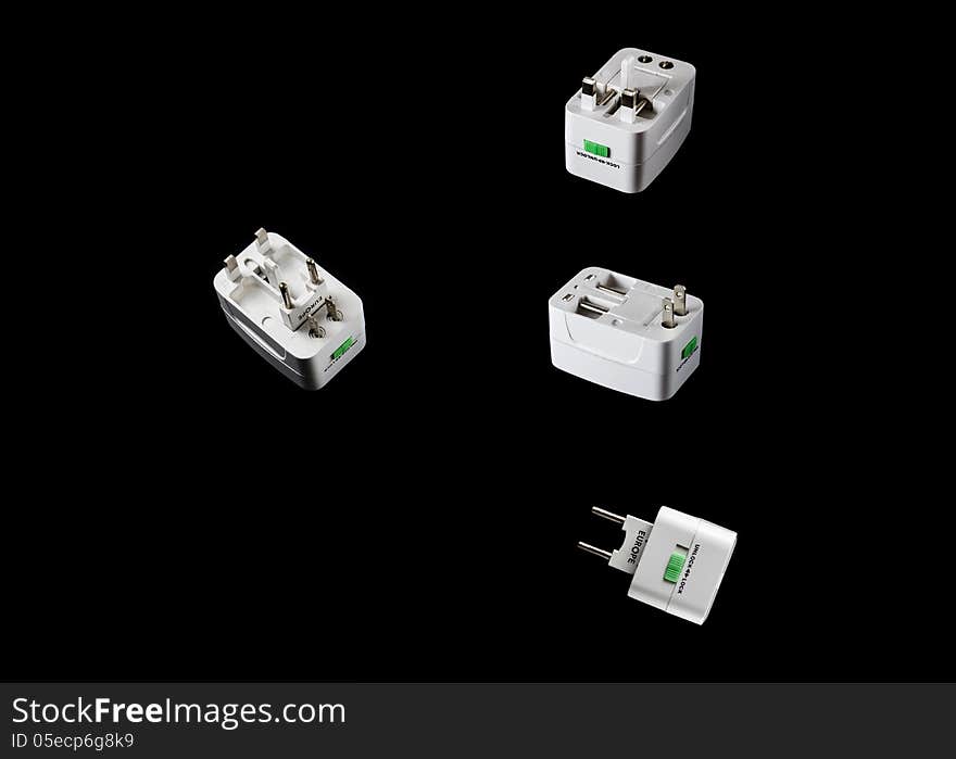 Universal Adapter to be used in all countries to connect to the electric power supply.