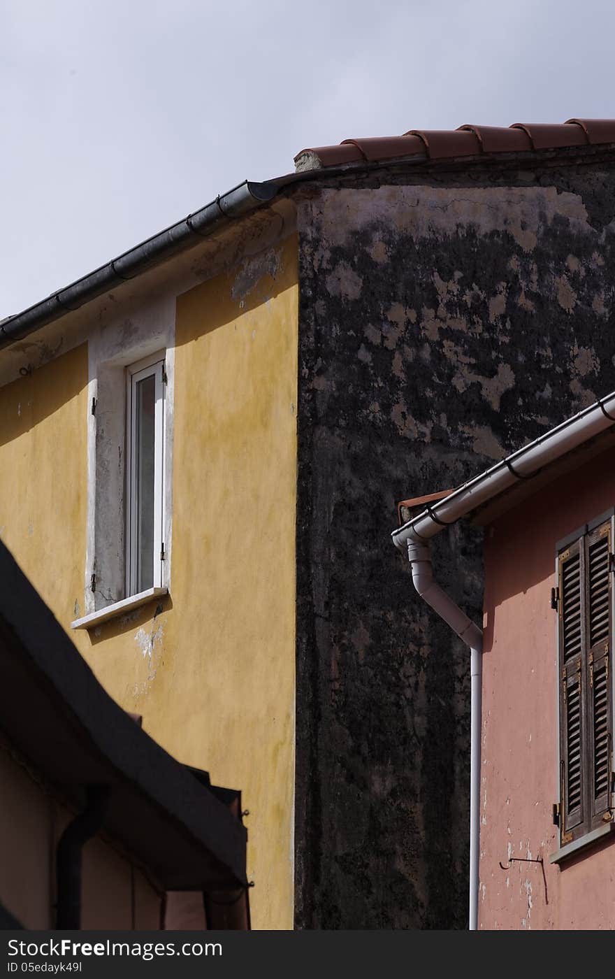 Beautiful colored house