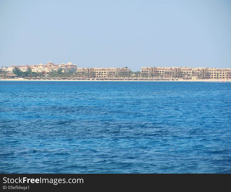 Egyptian Paradise City In The Red Sea