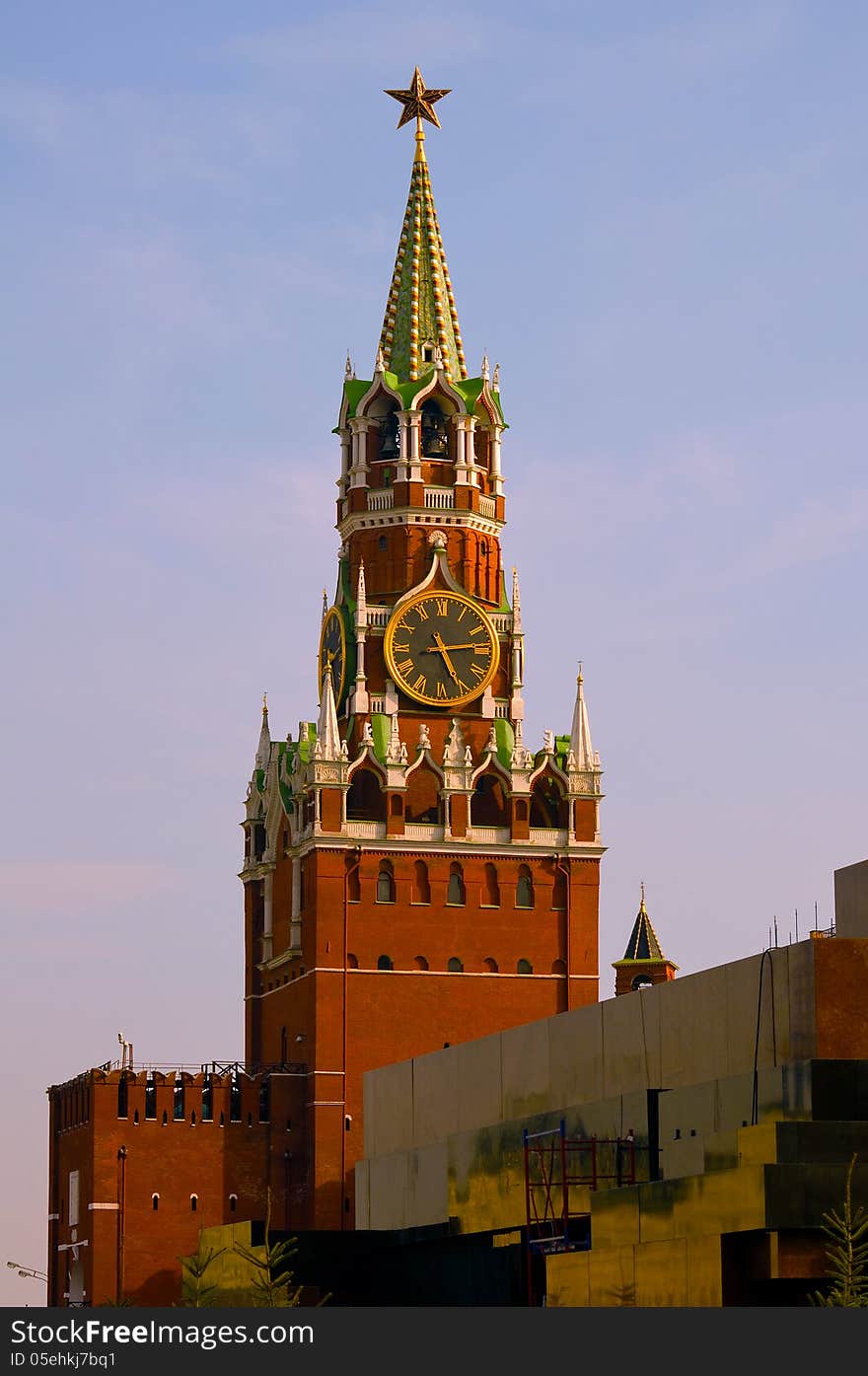 Moscow. Red Square. Spasskaya tower