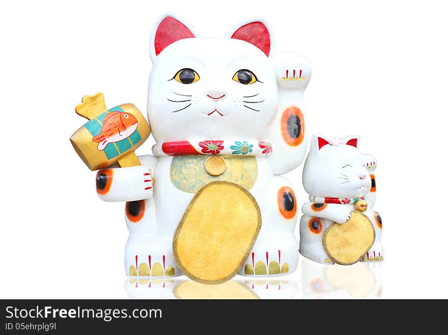 Lucky cat is popular and found generally in japan china and thailand . this sign mean Bring money luck.