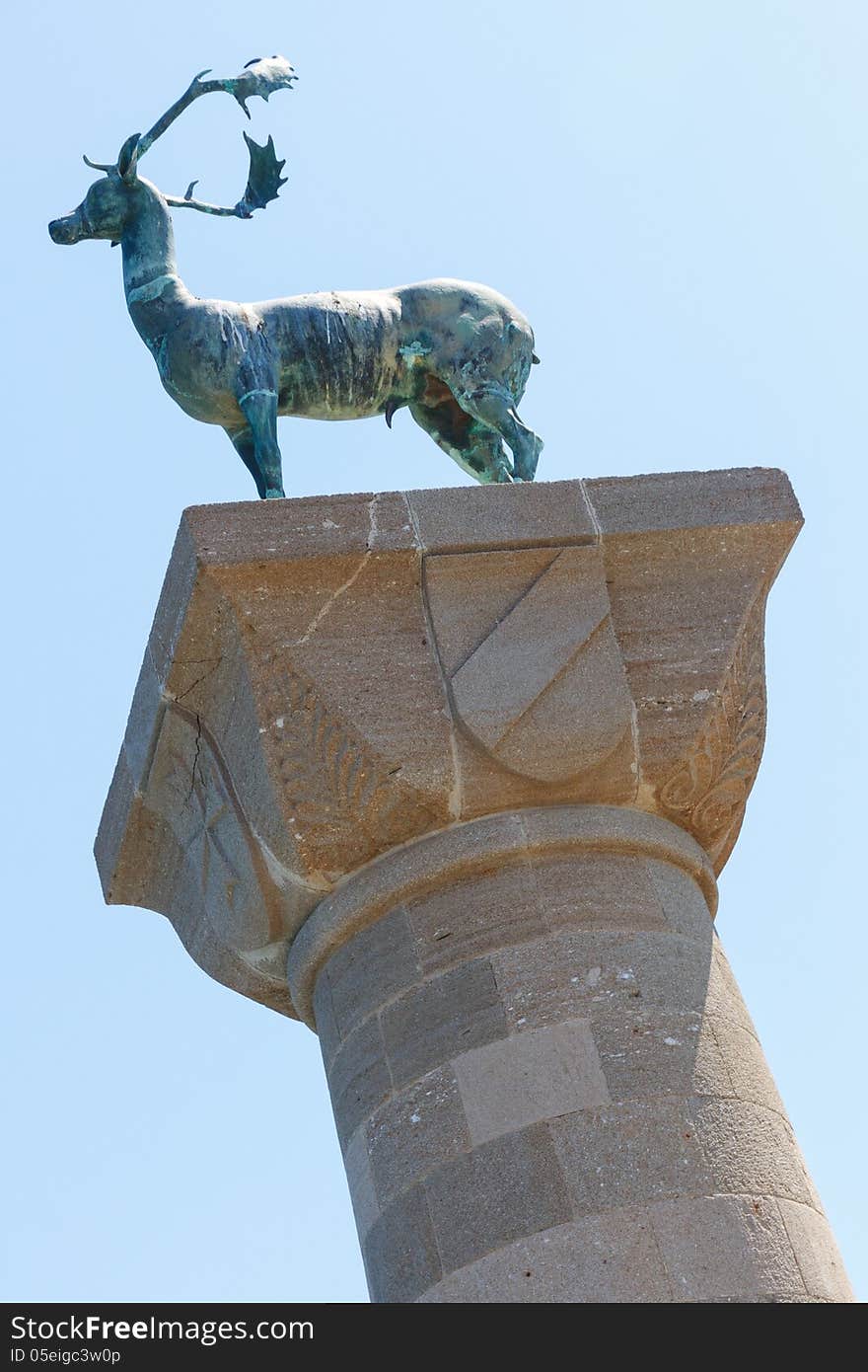 Rhodes Greece Statue