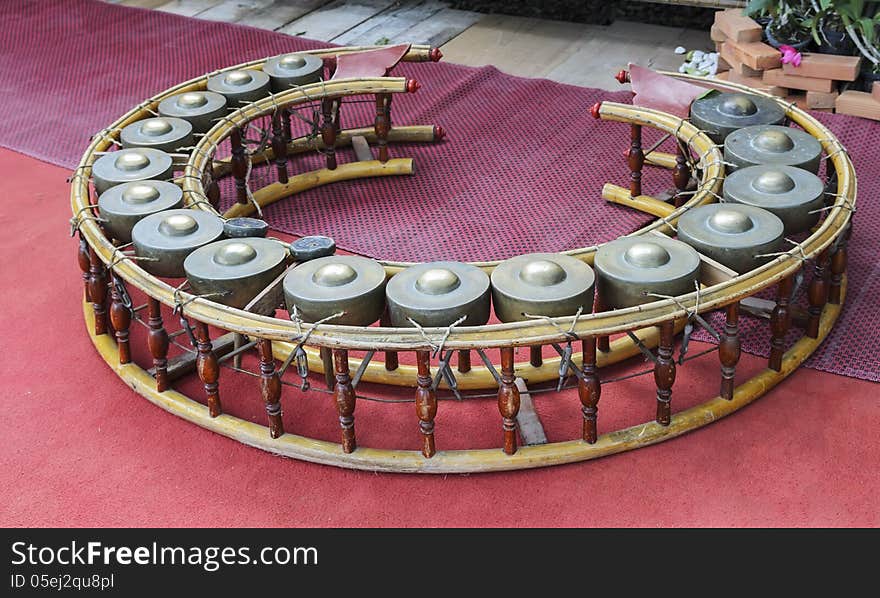 Thai xylophone for holiday season. Thai xylophone for holiday season