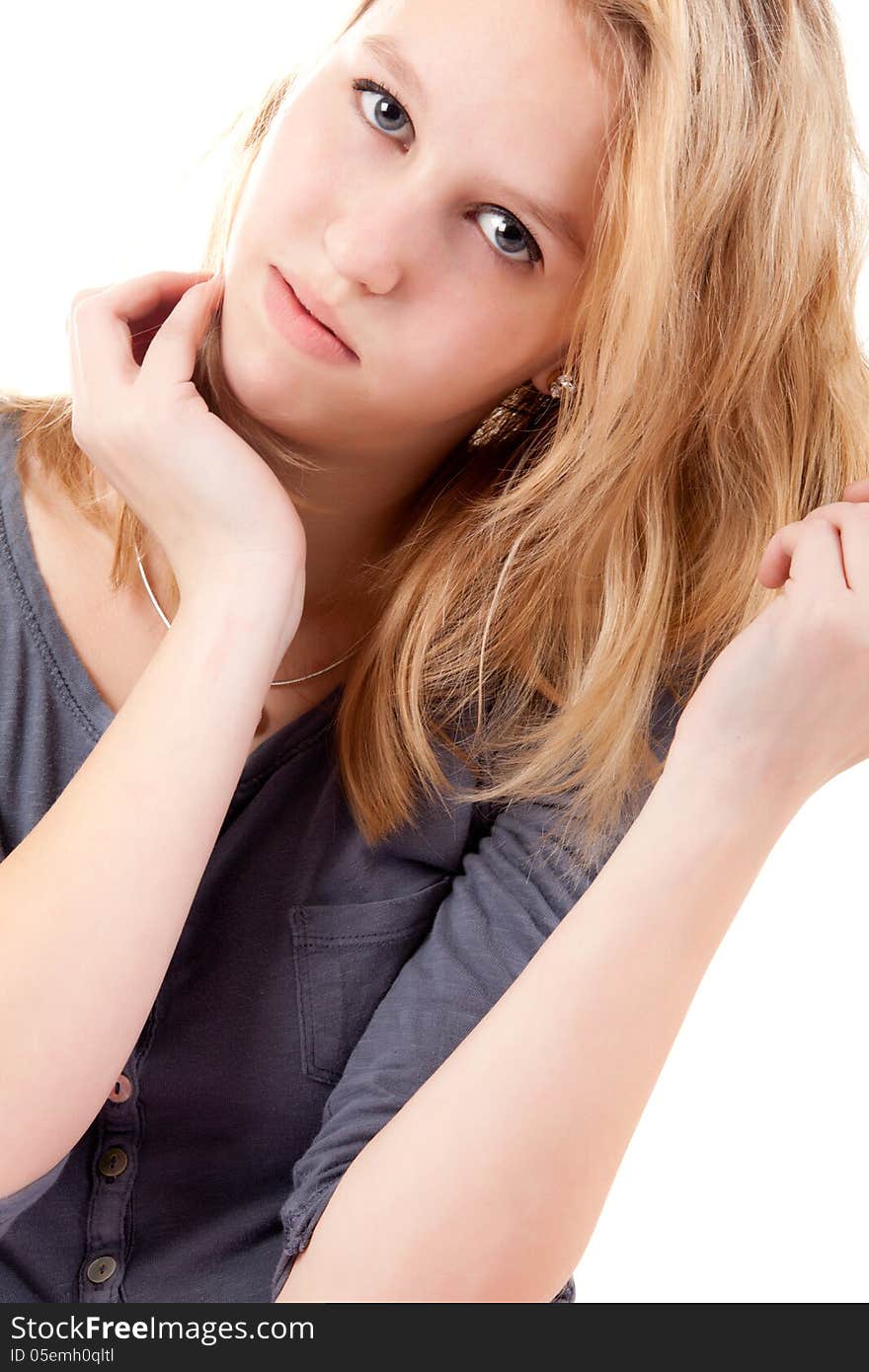 Beauty portrait of a teen