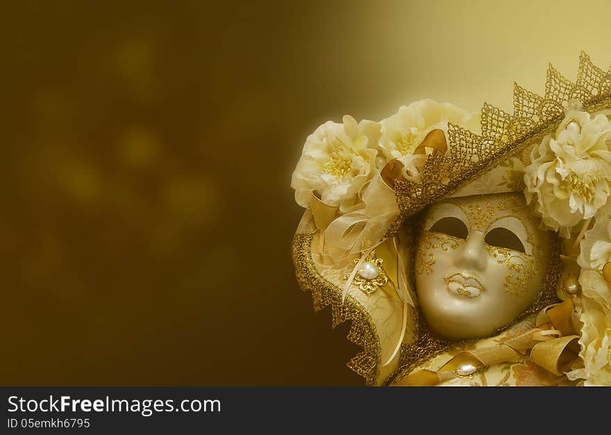 Vintage venetian mask