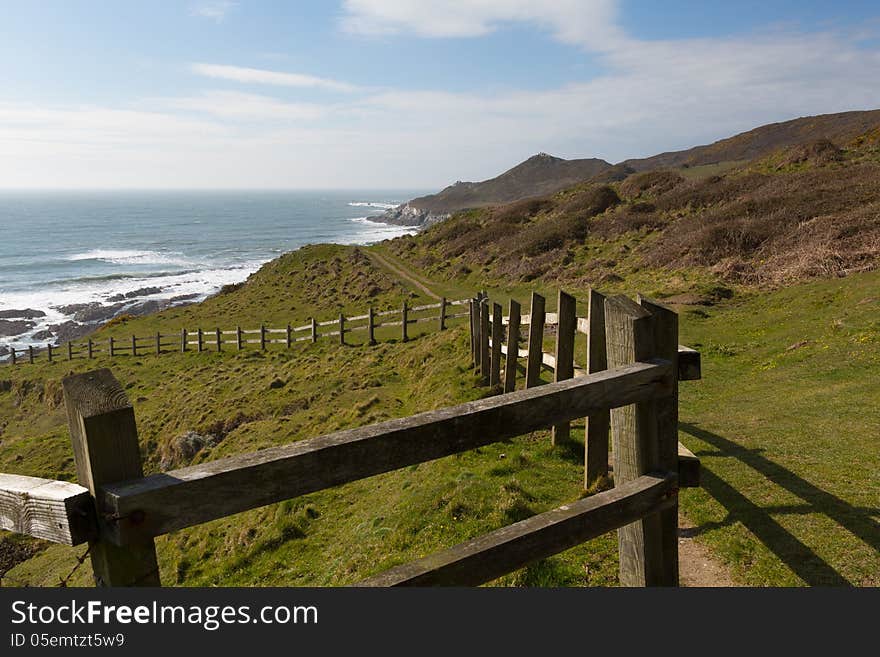 South West Coast Path Woolacombe Devon