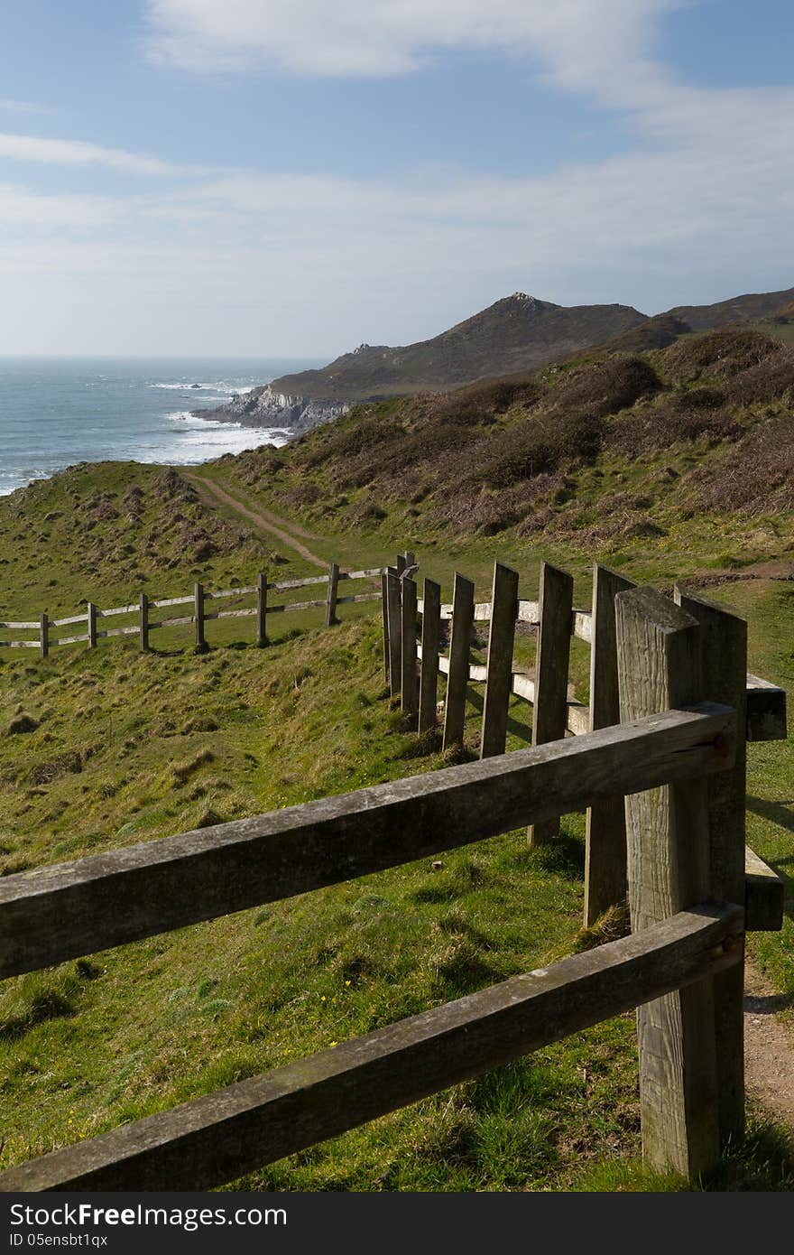 South West Coast Path Woolacombe Devon