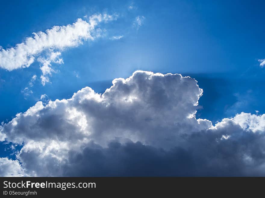 Clouds On The Blue Sky