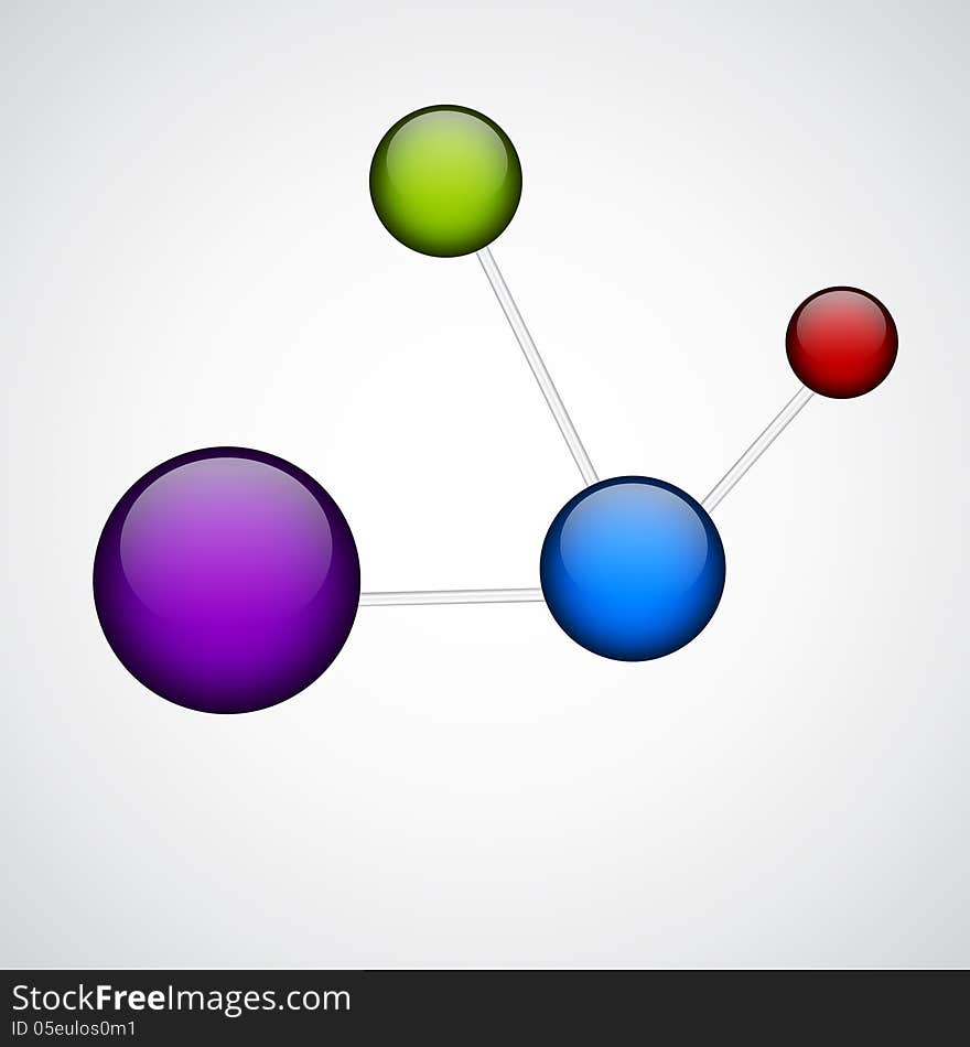 Molecule background