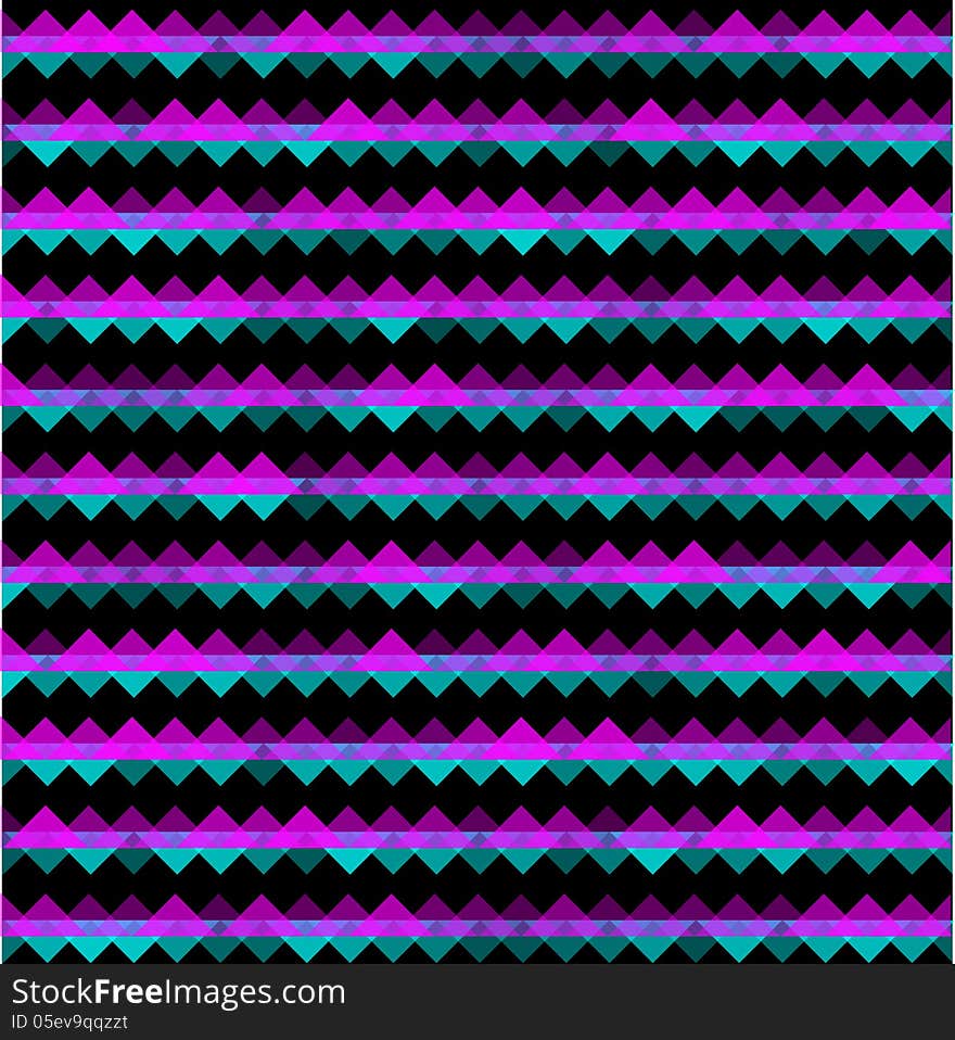 Shiny geometric seamless pattern