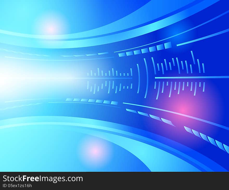 Abstract technology background with diagram. Abstract technology background with diagram