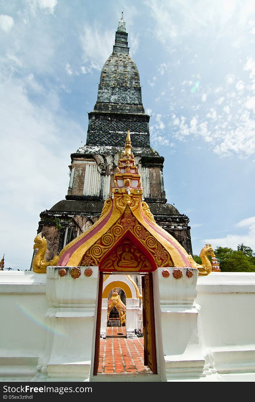 Old pagoda in Buddhism