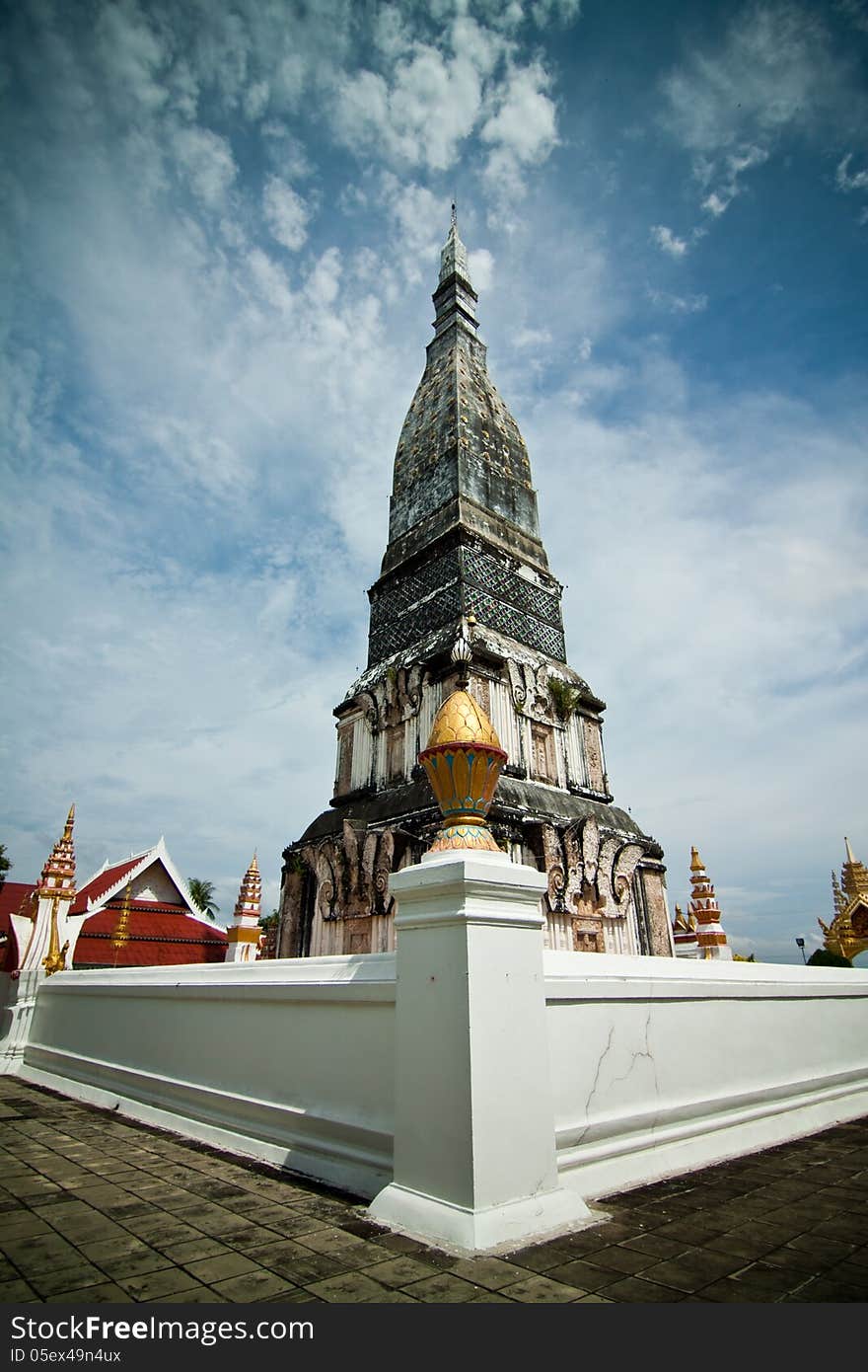 Old pagoda in Buddhism