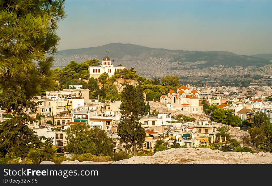 View of the city