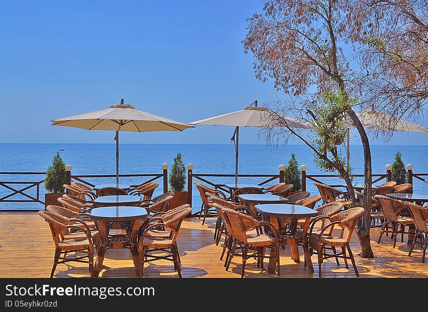 Cafe on the beach