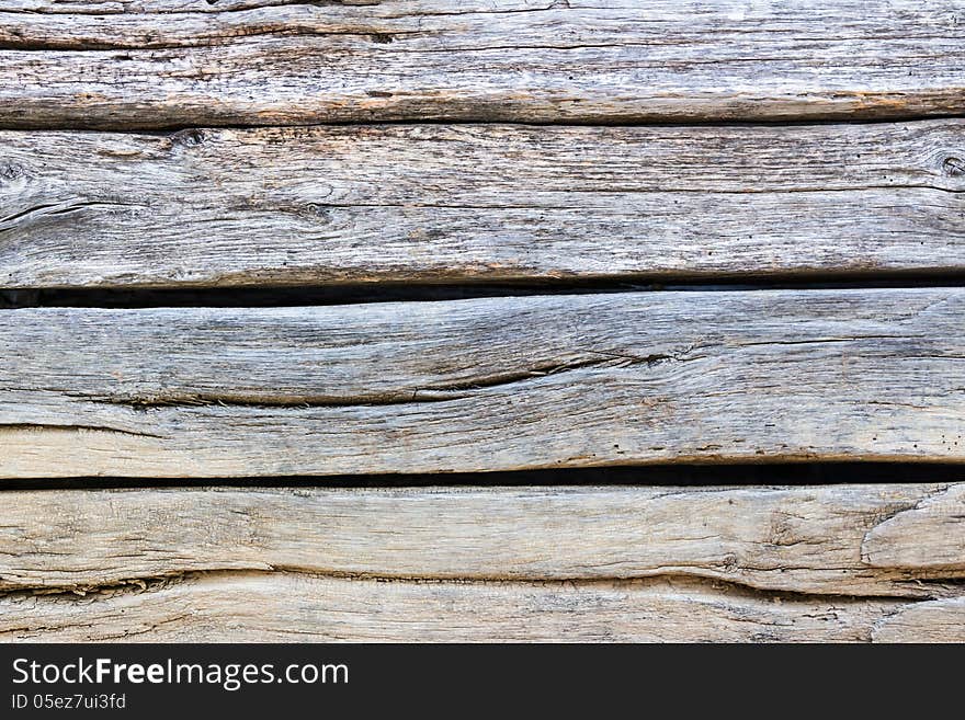 Embossed Texture Of Wooden Planks