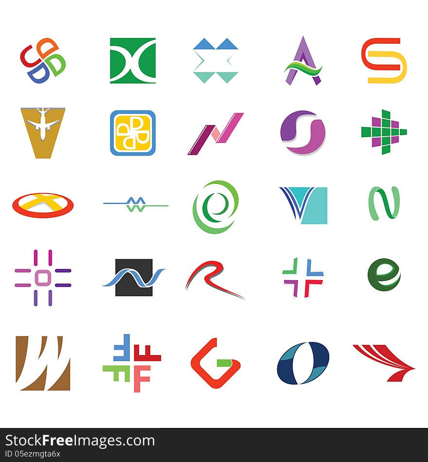 Abstract icons and Symbols