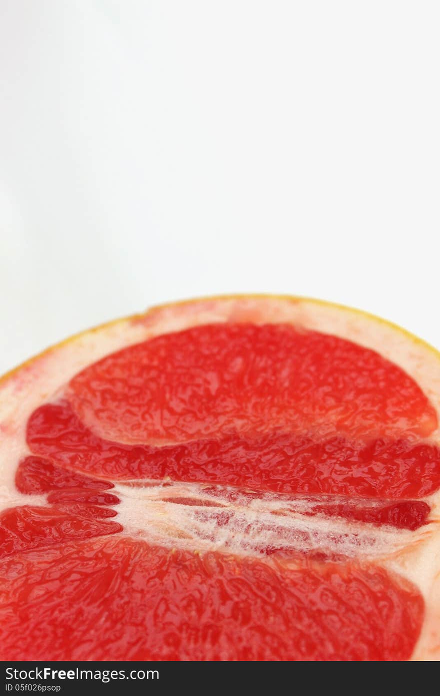 Grapefruit as a symbol of healthy eating and diet