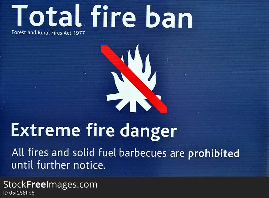 Total fire ban