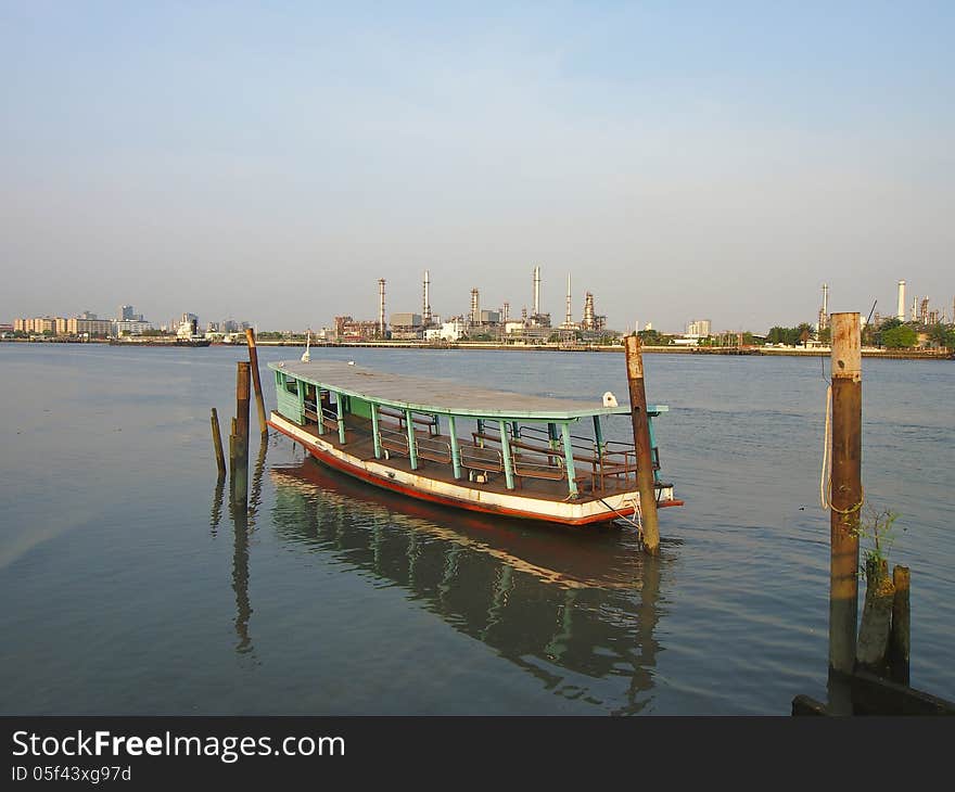 Small ferry boat