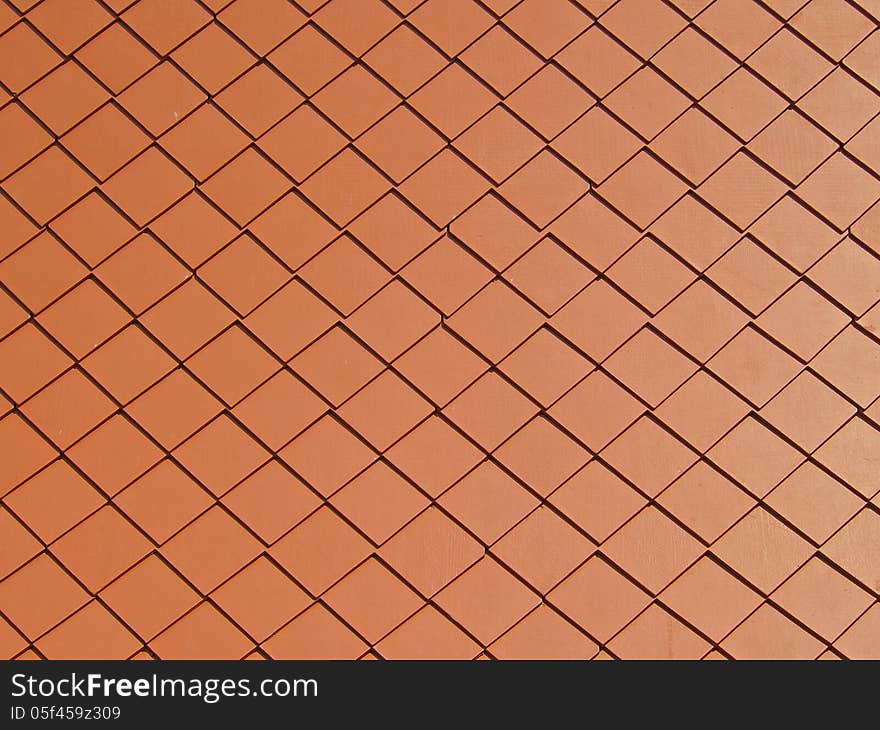 Pattern of ancient red roof of Thai temple. Pattern of ancient red roof of Thai temple